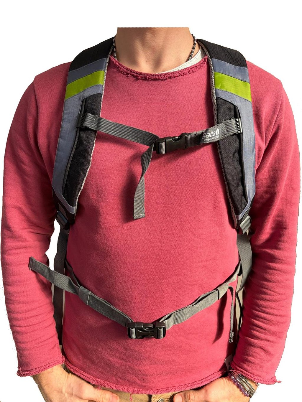 BODYLINE Zaino 35L Resistente e Capiente, Unisex, Ergonomico con Spallacci