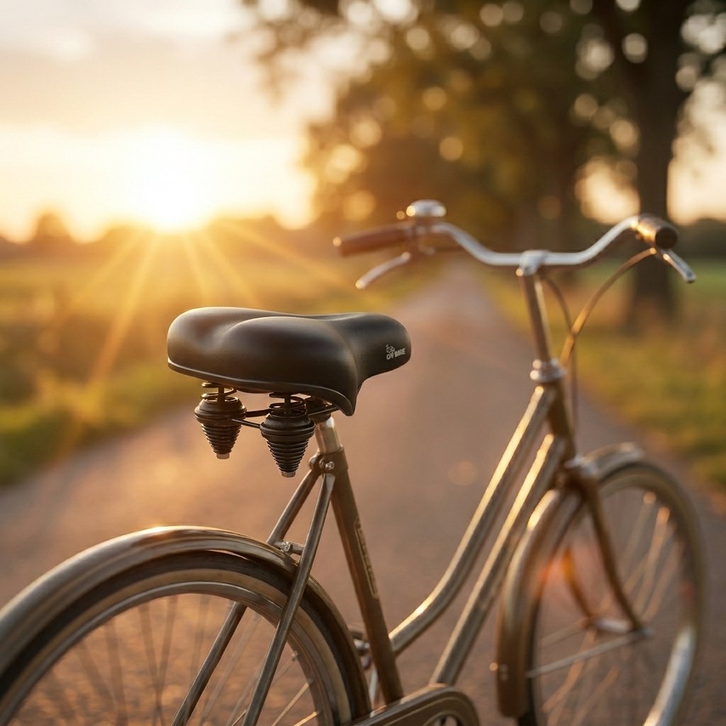 ON BIKE Sella Per Ciclo In Sky Con Doppia Molla Lusso Bici City Auto Bambini