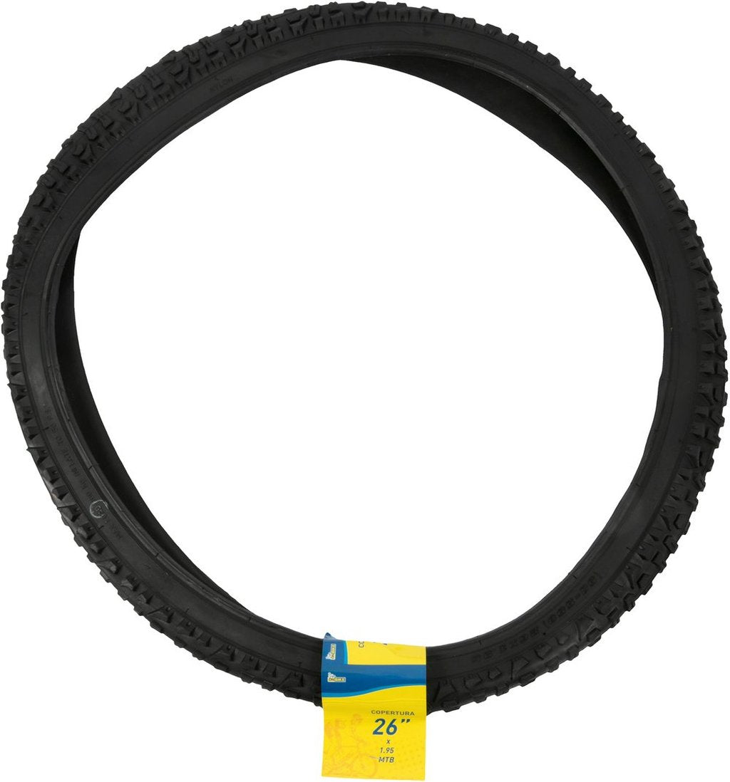 ON BIKE Copertura Nera per Bici MTB 26x1.95 ? Copertone Resistente per Uso