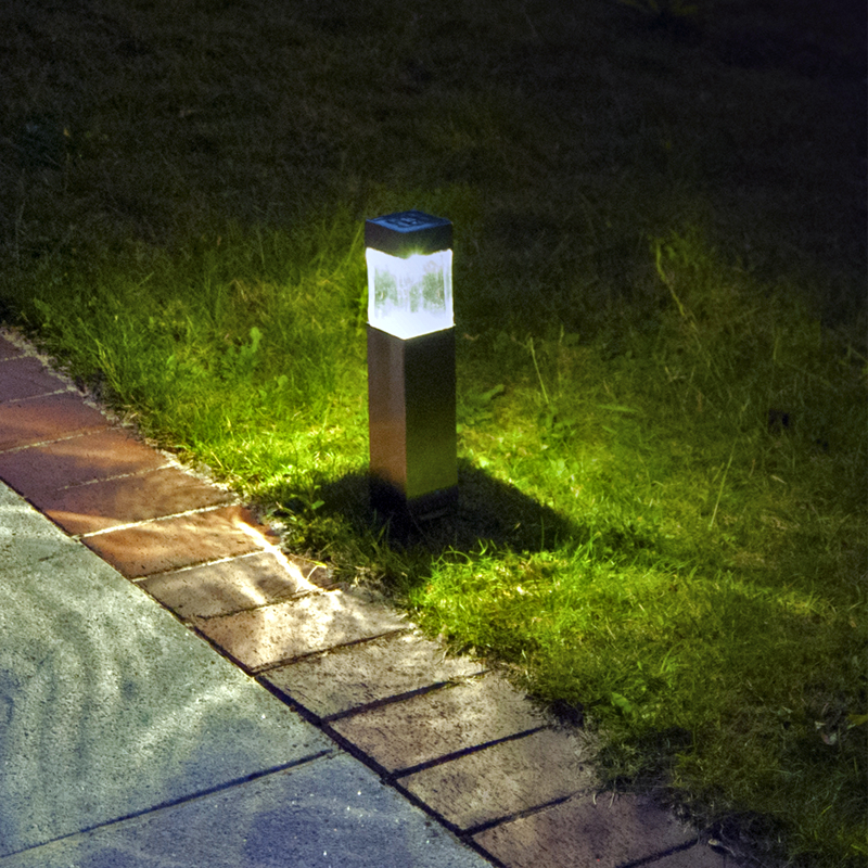 DURACELL LAMPADE SOLARI LED SQUARE 5lm INOX 4PZ