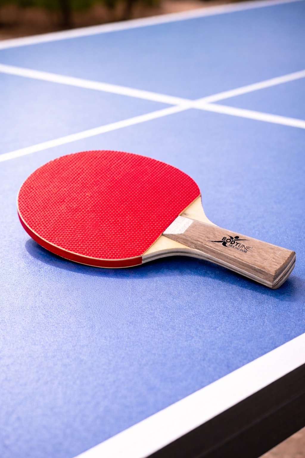 BODYLINE Racchetta Ping-Pong Planet ? Pala da Tennistavolo Bilanciata
