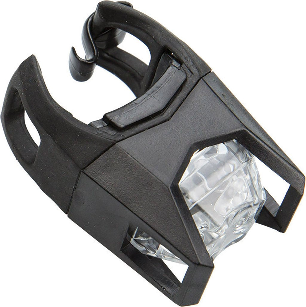 ON BIKE Fanale anteriore bici due LED bianchi aggancio al telaio