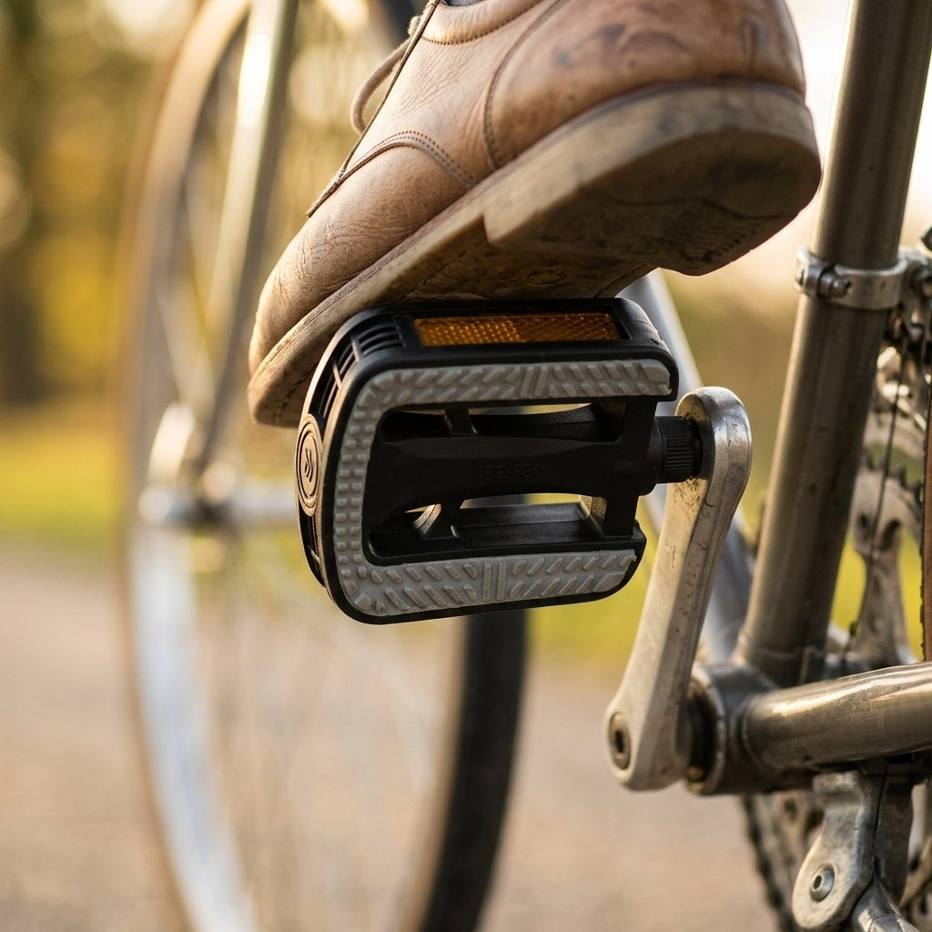 ON BIKE Pedali Bici Universali Antiscivolo con Catarifrangenti