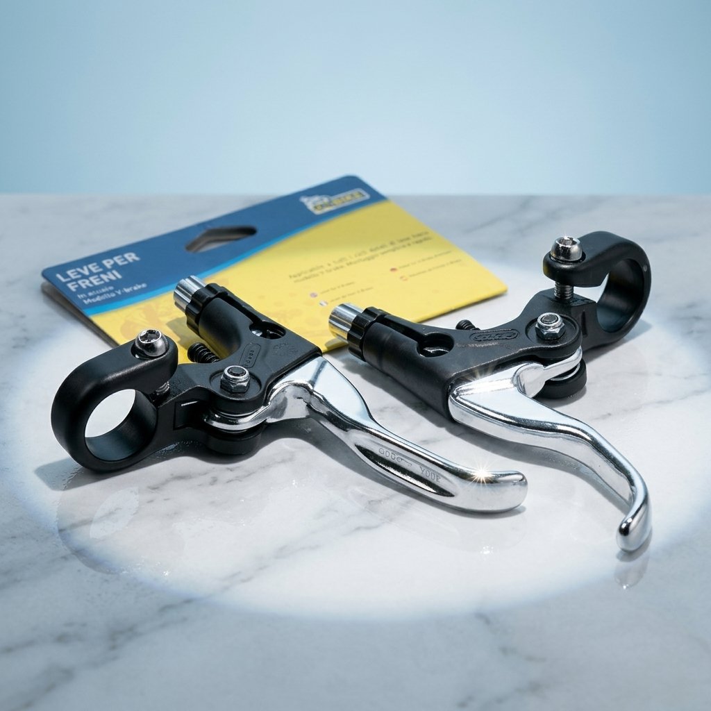 ON BIKE Leve Freni Bici V-Brake Coppia In Acciaio
