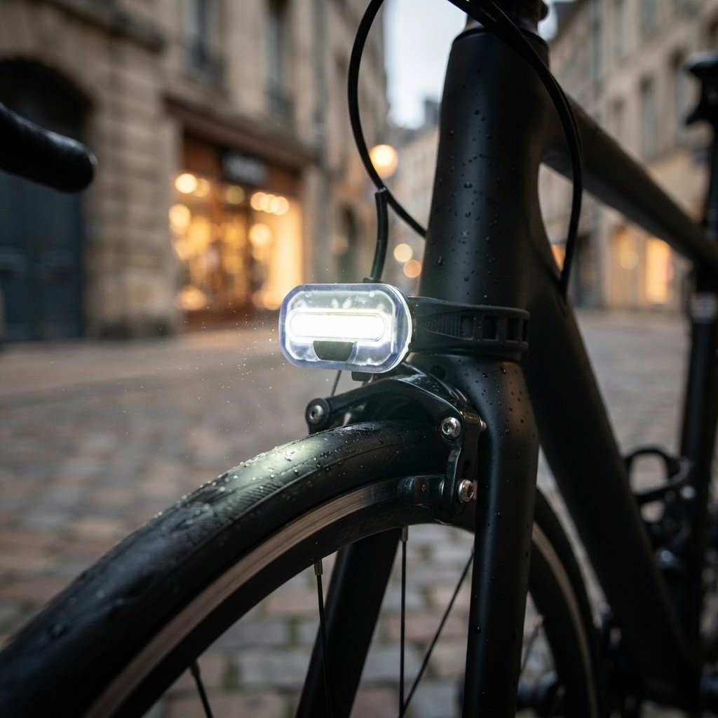 ON BIKE Fanalino Anteriore 15 LED per Bici con Luce Potente