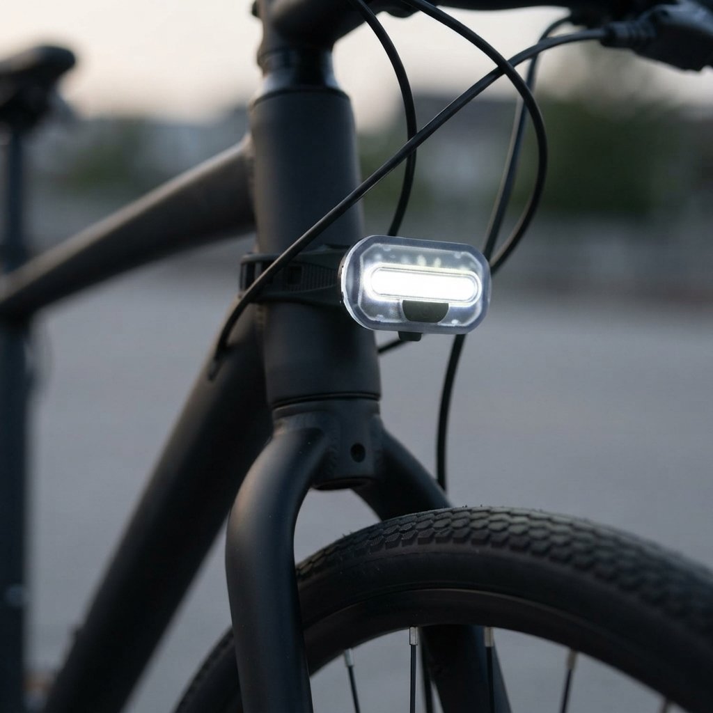 ON BIKE Fanalino Anteriore 15 LED per Bici con Luce Potente
