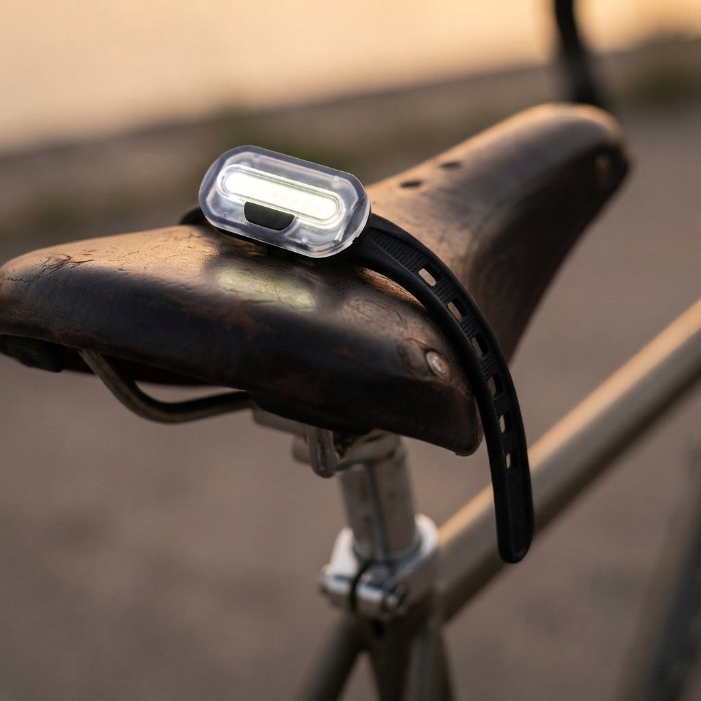 ON BIKE Fanalino Anteriore 15 LED per Bici con Luce Potente
