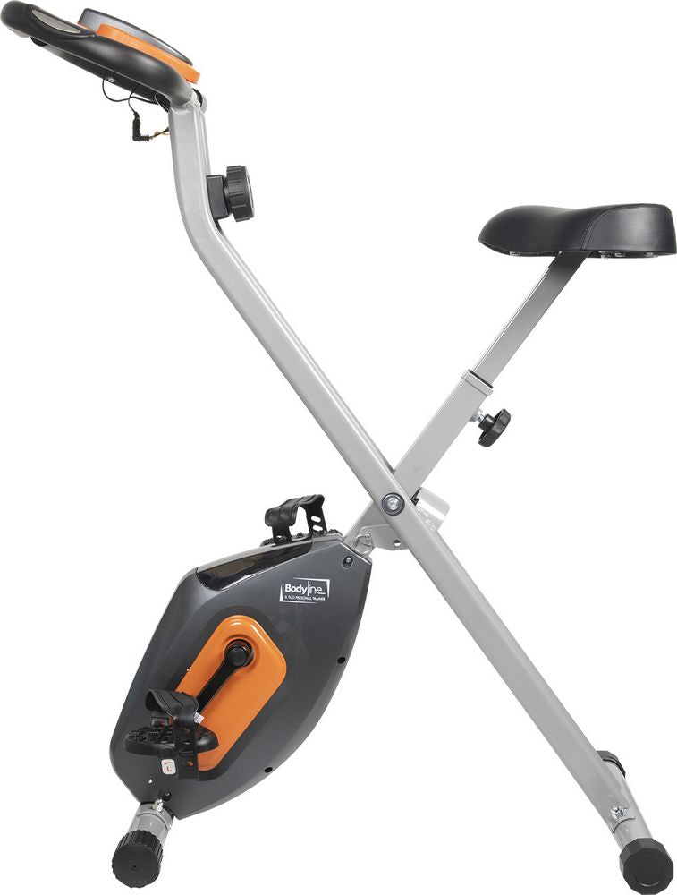 Cyclette Bici da camera X-Bike Star pieghevole salvaspazio - 8 livelli di sforzo - computer digitale multifunzionale
