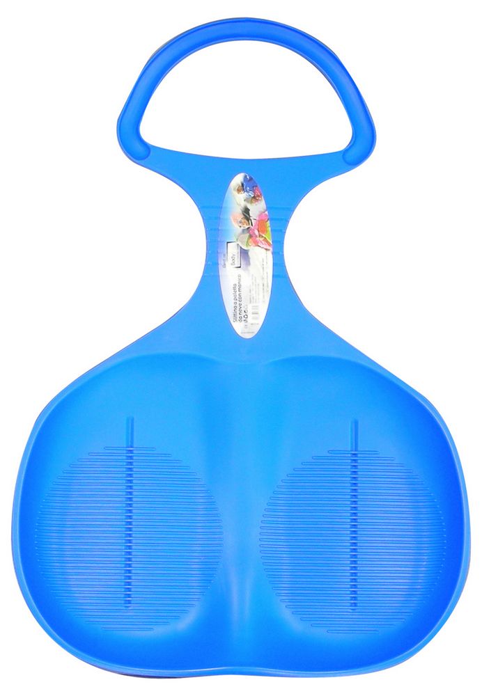 Slittino a Paletta da Neve con Manico Ergonomico Blu per Bambini e Divertimento