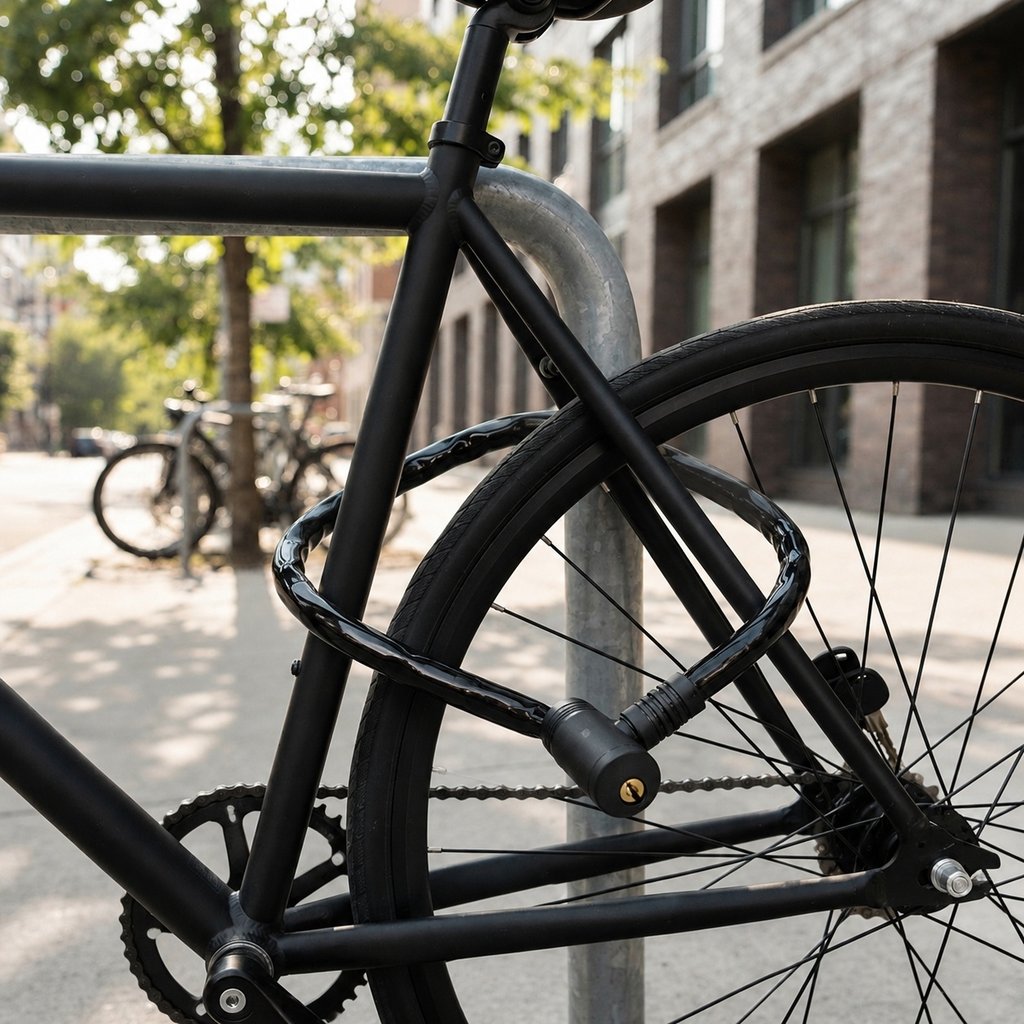 ON BIKE Antifurto a Cavo Acciaio Bici 6x600 mm con Chiave