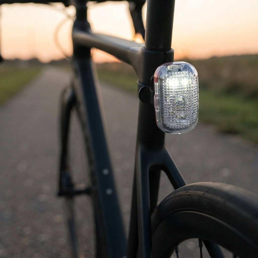 ON BIKE Fanale Anteriore 3 LED Bianchi con 3 Modalità di Illuminazione