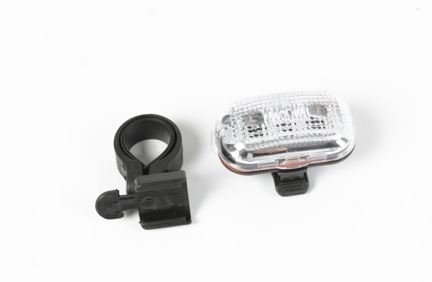 ON BIKE Fanale anteriore bici tre LED bianchi aggancio al telaio