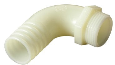 RACCORDO PORTAG.NYLON 1PZ CURVO M 1/2 X20