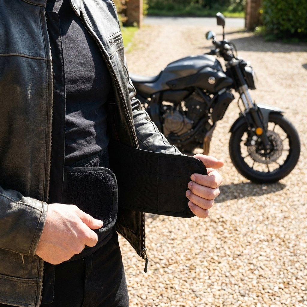 Xplorer Fascia Lombare Comfort XL  Supporto Schiena Per Moto E Scooter