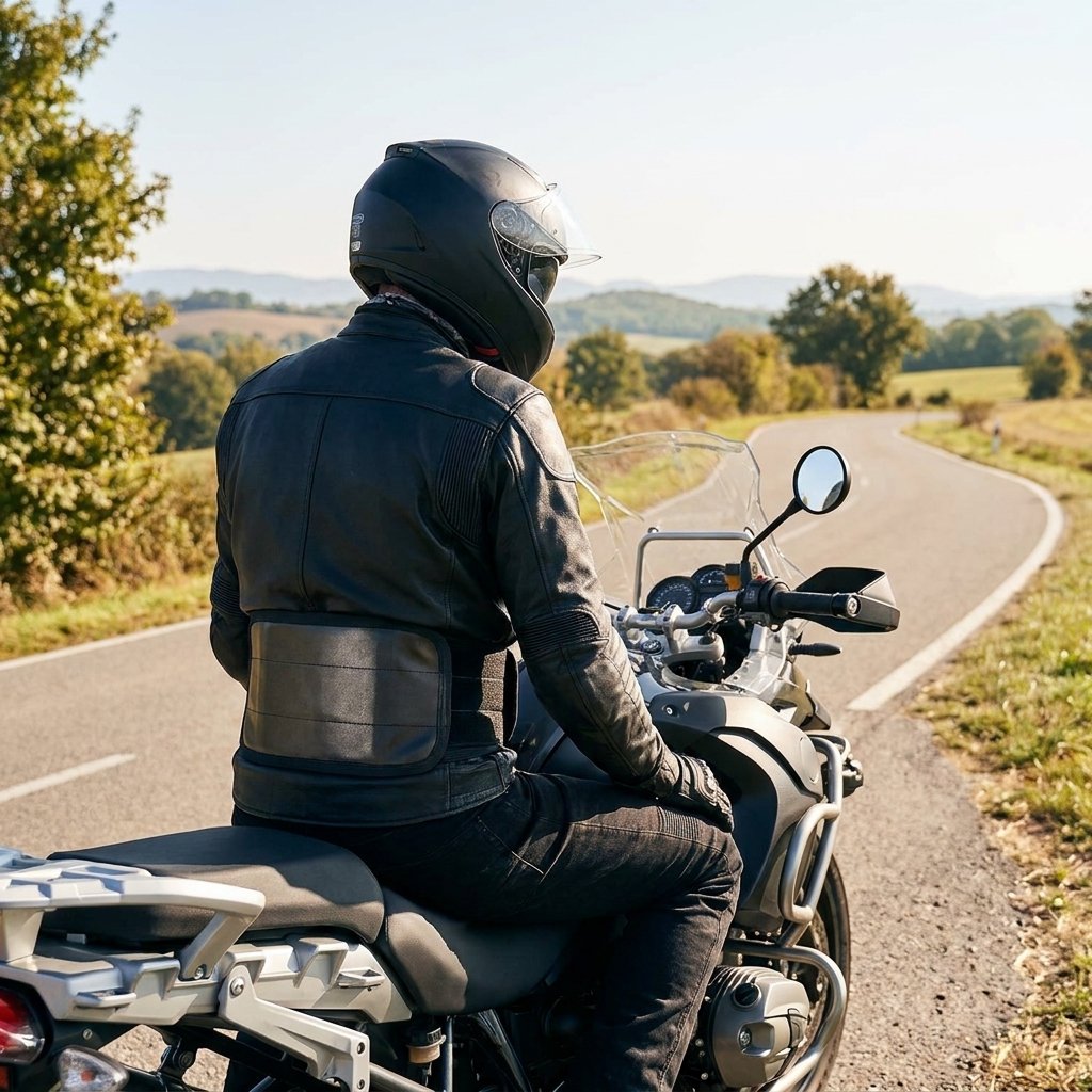 Xplorer Fascia Lombare Comfort XL  Supporto Schiena Per Moto E Scooter
