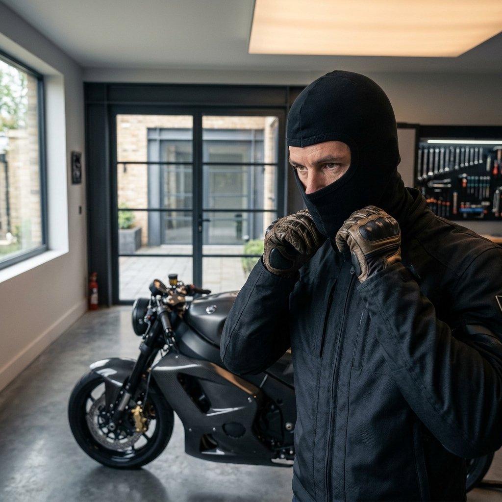 Xplorer Sottocasco Moto In Cotone 100% Nero Traspirante
