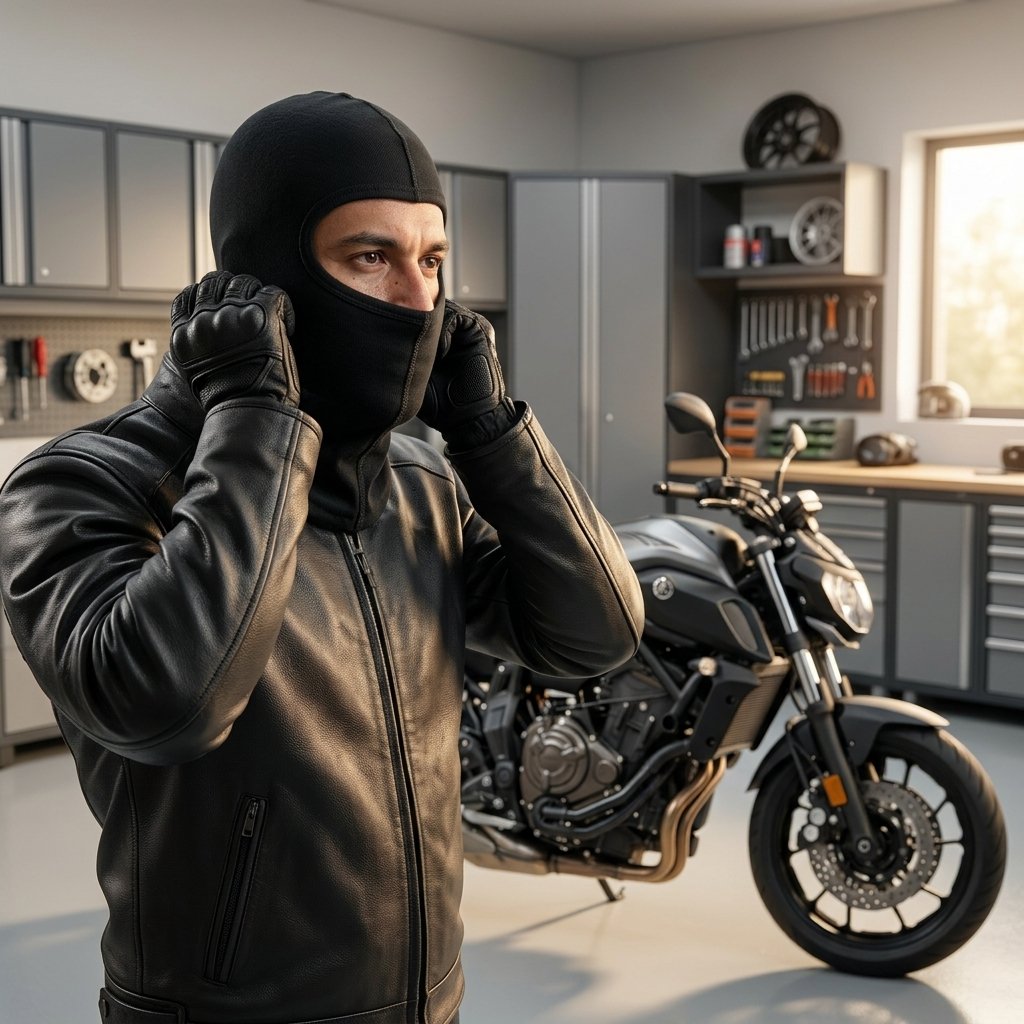 Xplorer Sottocasco Moto In Cotone 100% Nero Traspirante