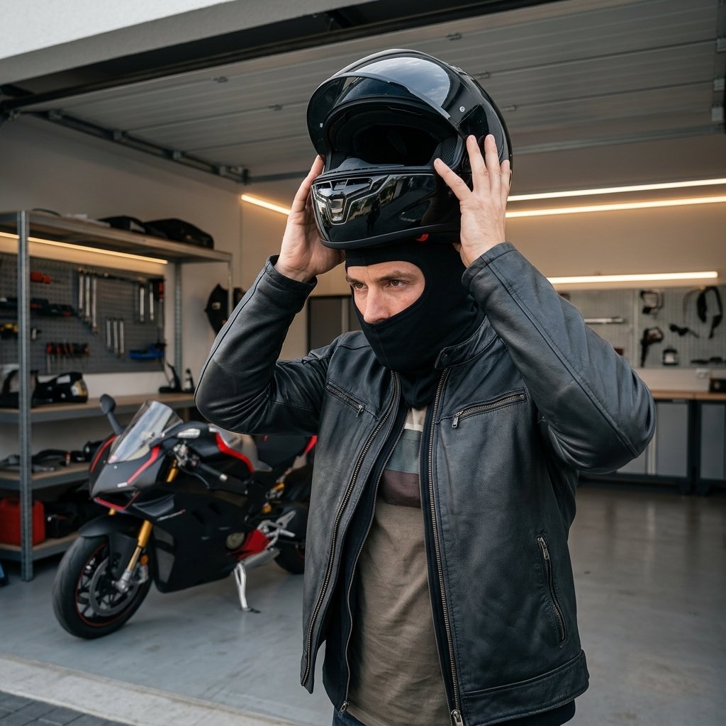 Xplorer Sottocasco Moto In Cotone 100% Nero Traspirante