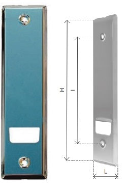 BOLIS PLACCA INOX X AVVOLG. INT.165 LUNGH.227 X COD.18041-18