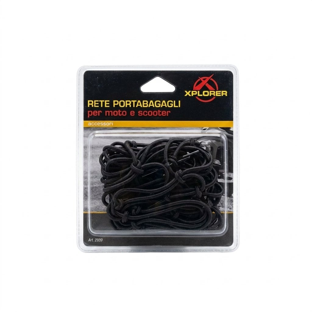 Xplorer Rete Elastica Portaoggetti Con Ganci Per Trasporto Sicuro