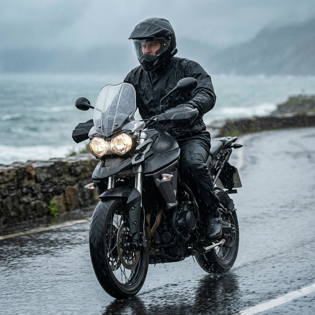 Xplorer Completo Antipioggia Moto XL Impermeabile E Antivento