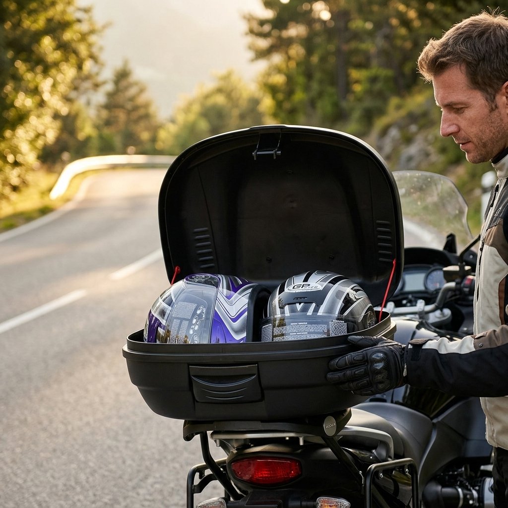XPLORER Bauletto moto universale 44 litri per caschi integrali