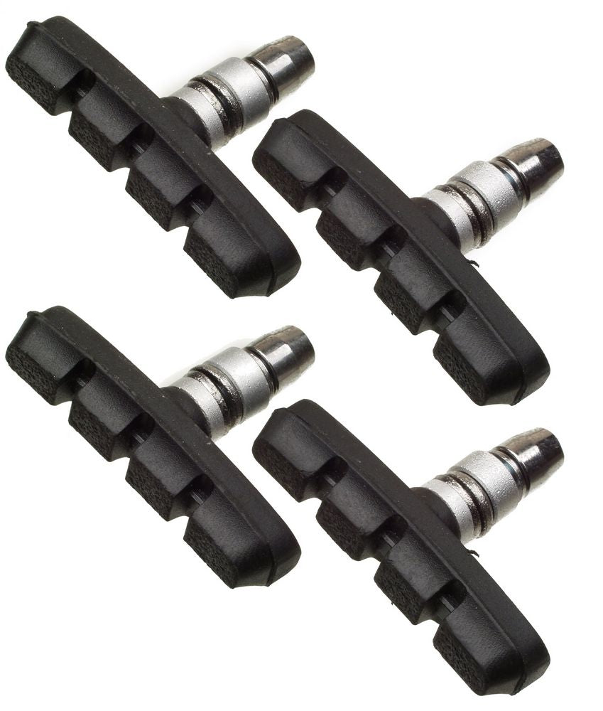Pattini freni bici per MTB e city bike mod. v-brake quattro pezzi 70mm