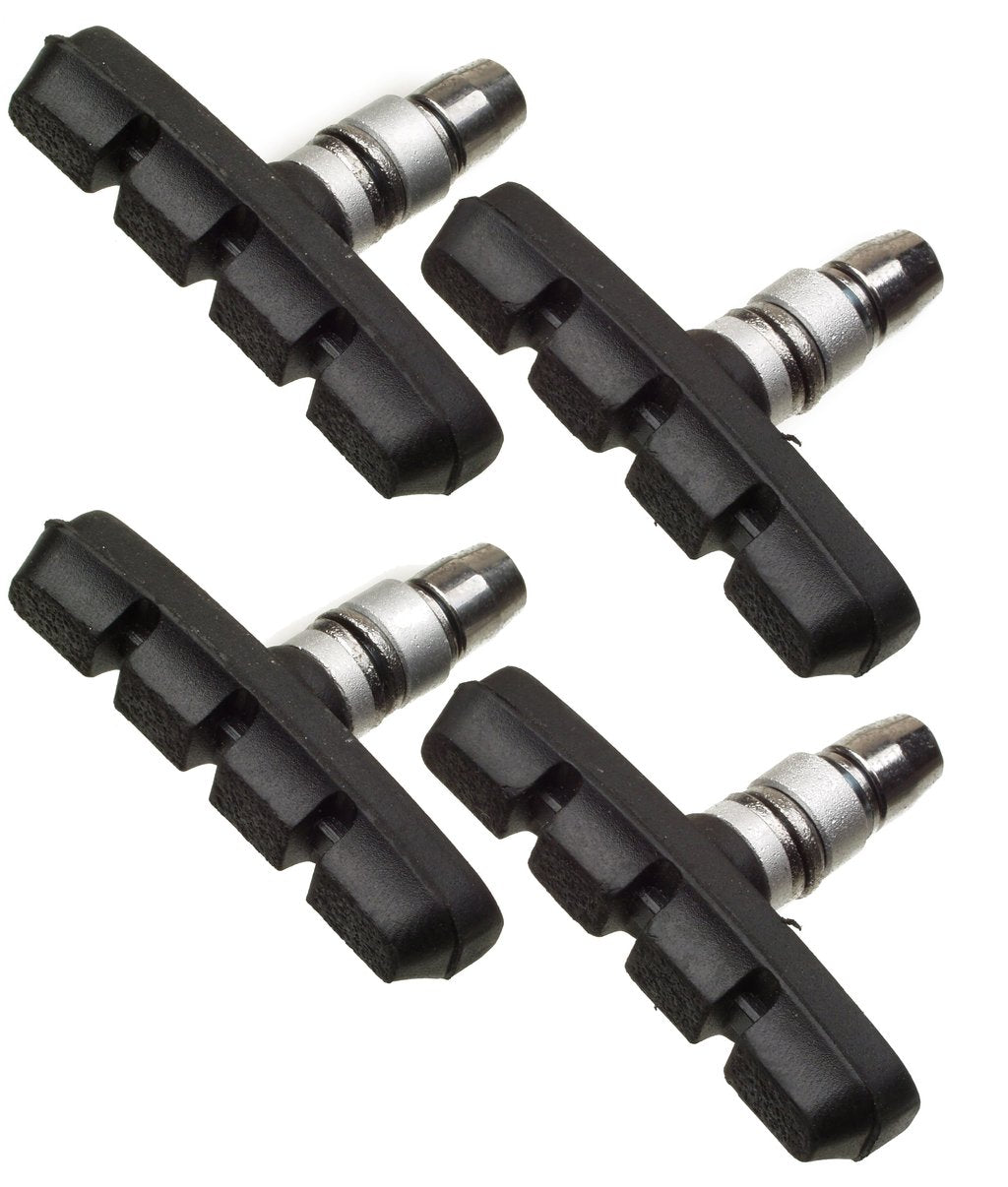 ON BIKE Pattini freni bici per MTB e city bike mod. v-brake quattro pezzi 70mm