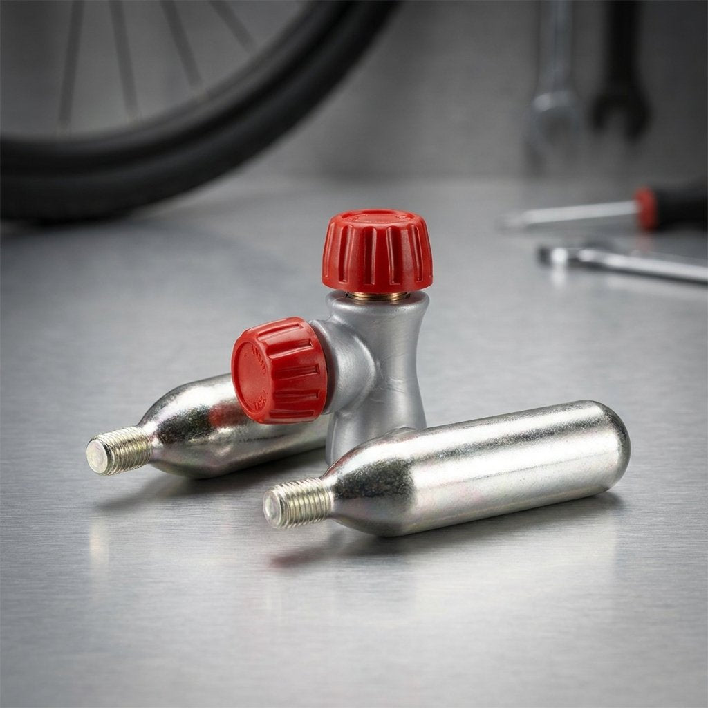 ON BIKE Erogatore CO2 Con Cartucce 16 Gr Gonfiaggio Rapido