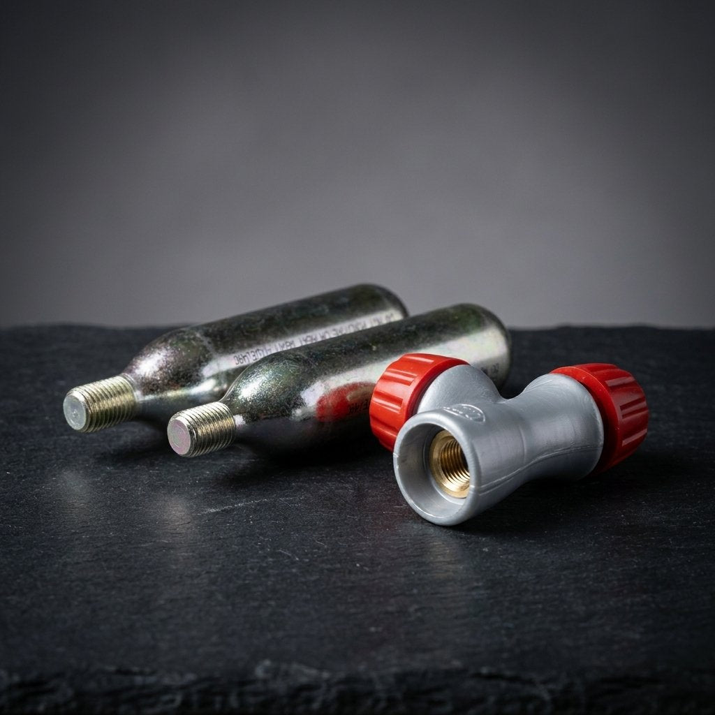 ON BIKE Erogatore CO2 Con Cartucce 16 Gr Gonfiaggio Rapido