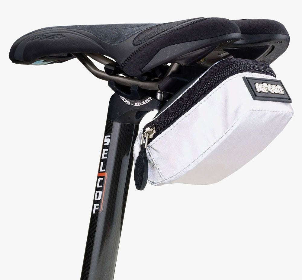 SILVER ON BIKE Borsa Sottosella Scicon Full Reflective  Borsa Bici Sottosella