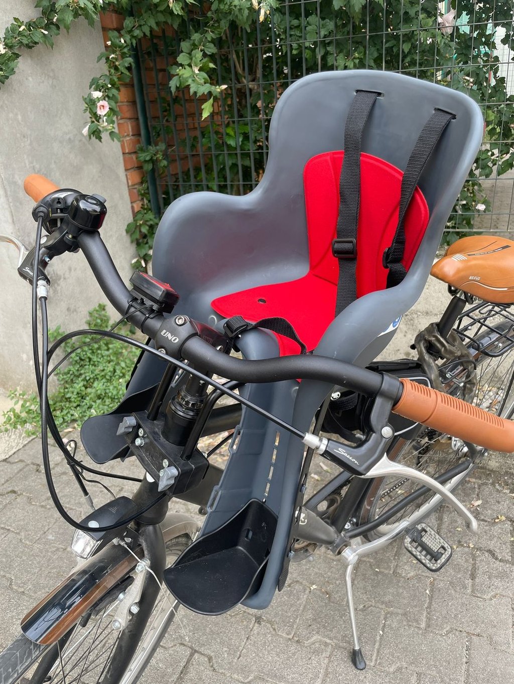 Kiki seggiolino anteriore bici per trasporto bambini
