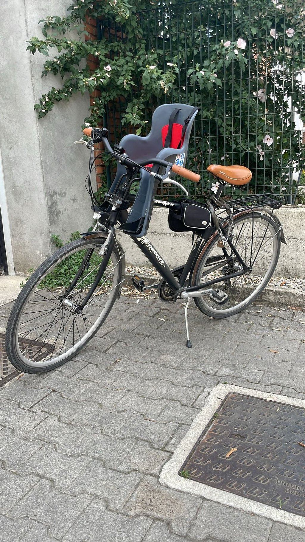 Kiki seggiolino anteriore bici per trasporto bambini