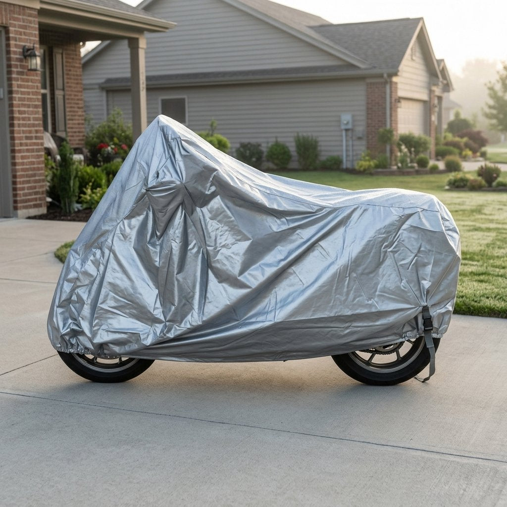 Xplorer Coprimoto Silver Extra Large XL Impermeabile Per Moto E Scooter