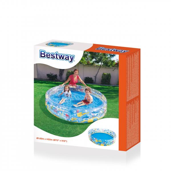 PISCINA GONF. TONDA BW 3 ANELLI CM.183 H.33 51005