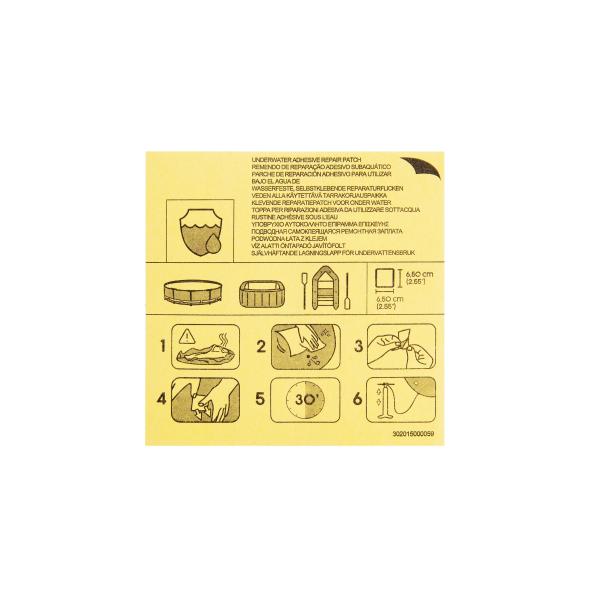 BW:TOPPE RIPARAZIONE UNDERWATER 10PZ 62091
