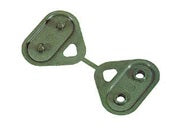 CLIPS FERMARETE VERDE 2 PUNTE MM.100X45