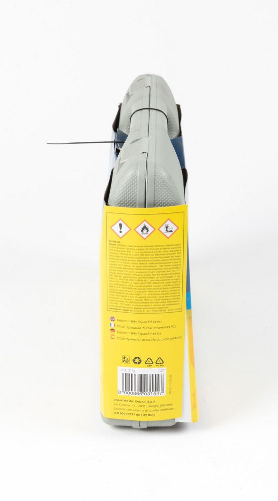 Kit riparazione bici in valigietta 44 pz universale 3,05 kg