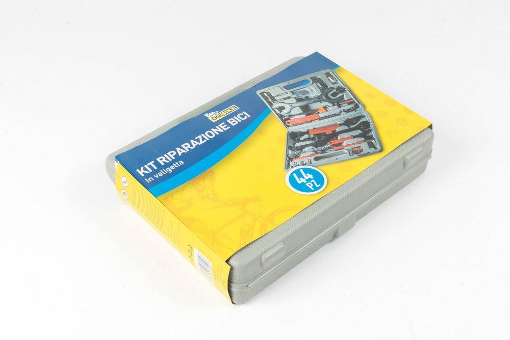 Kit riparazione bici in valigietta 44 pz universale 3,05 kg