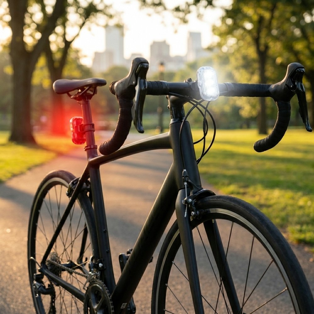 ON BIKE Fanalini Bici LED Anteriore Posteriore
