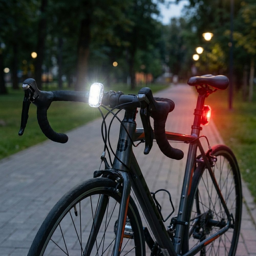 ON BIKE Fanalini Bici LED Anteriore Posteriore