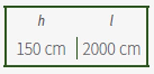 Garden Friend Recinzione pvc con foglie lauro H. 150 L. 2000 cm