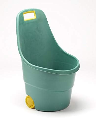 Garden Friend Carriola tonda multiuso in ABS con 2 ruote e maniglia