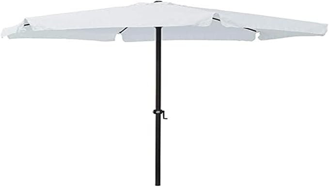 Garden Friend Ombrellone tondo 3x2,4h m bianco
