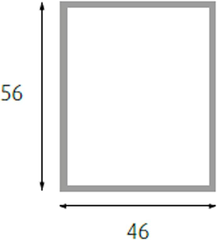 King Home SPECCHIO DA PARETE CM 56X46 C/CORNICE NERA