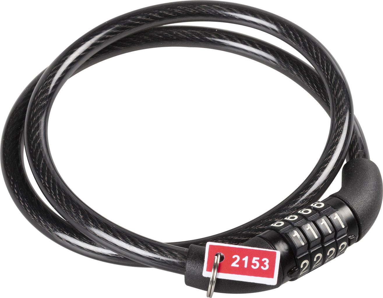 ON BIKE Antifurto Spirale a Cavo con Combinazione 8x65 cm ? Lucchetto Bici
