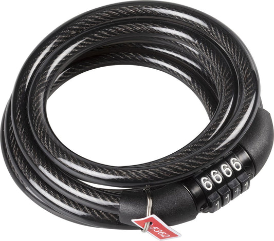 ON BIKE Antifurto A Spirale Con Combinazione 8x1600 mm Lucchetto Cavo Acciaio