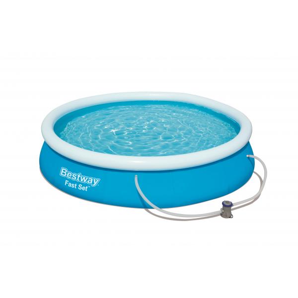 PISCINA TONDA BW FAST SET D.366 H.76 C/POMPA 57274