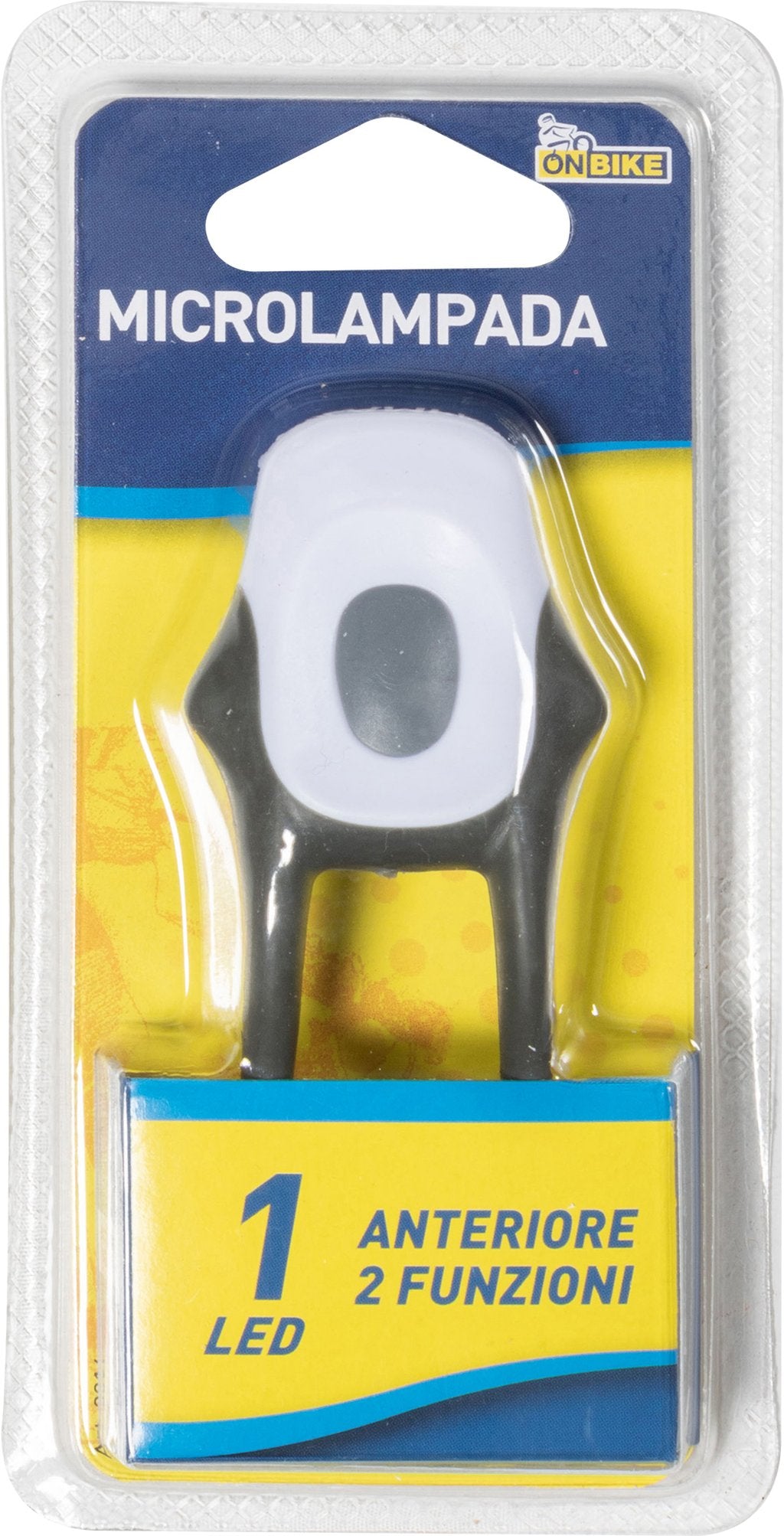 ON BIKE Micro Lampada anteriore 1 Led 2 Funzioni Accessorio Originale