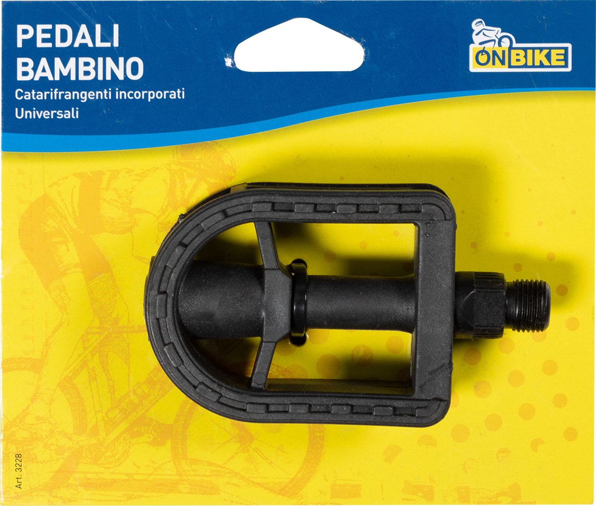 ON BIKE Pedali per bicicletta bambino Accessorio Originale Uso Quotidiano